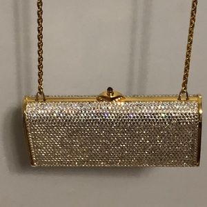 Authentic Judith Leiber Swarovski night clutch!